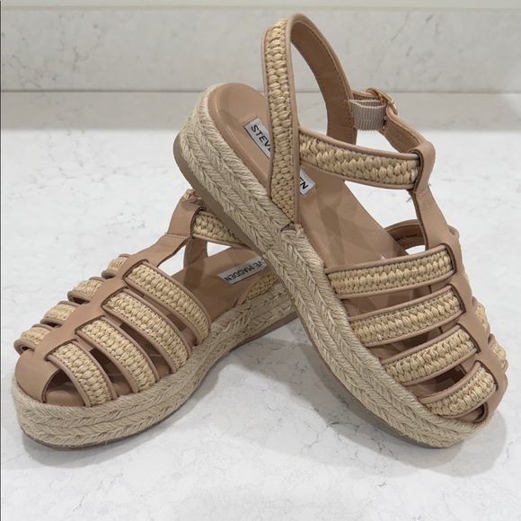 Steve Madden Shoes - Steve Madden Tan Espadrille Sandals